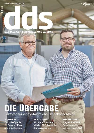 Titelbild dds - das magazin für möbel und ausbau 12