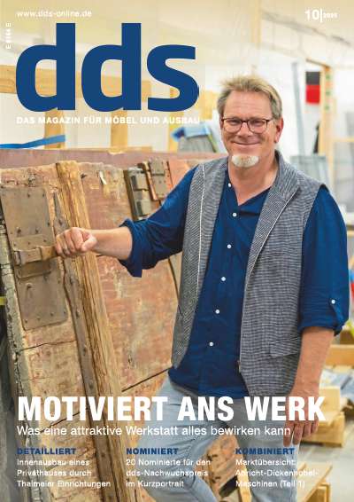 Titelbild dds - das magazin für möbel und ausbau 10