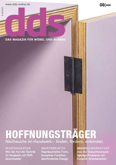Titelbild dds - das magazin für möbel und ausbau 8