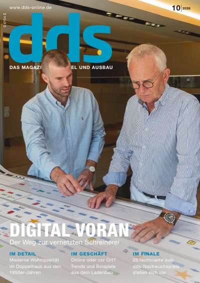Titelbild dds - das magazin für möbel und ausbau 10